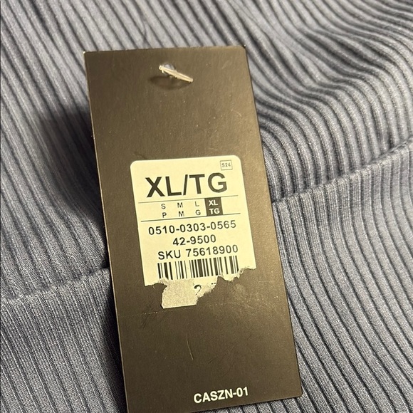 Streetwear society Ribbed Light Blue Long Sleeve Blouse, size XL BNWT - Picture 8 of 8